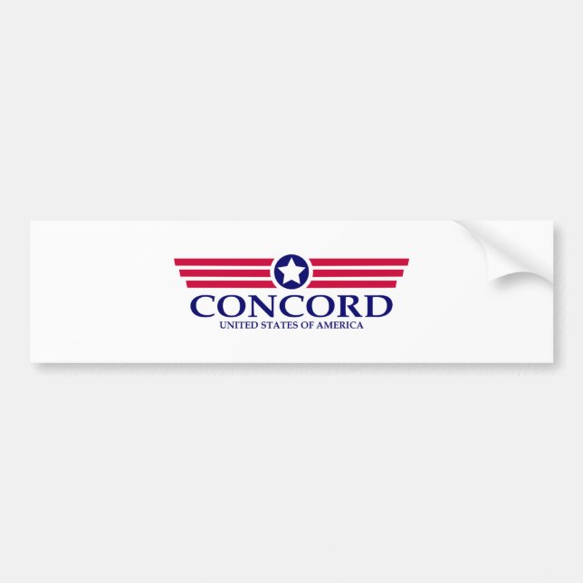 Pridet Concord NH Bildekal (Framsidan)