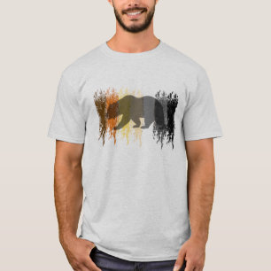 Pridet coola Grunde Bear Shadow Gay Bear T-shirt