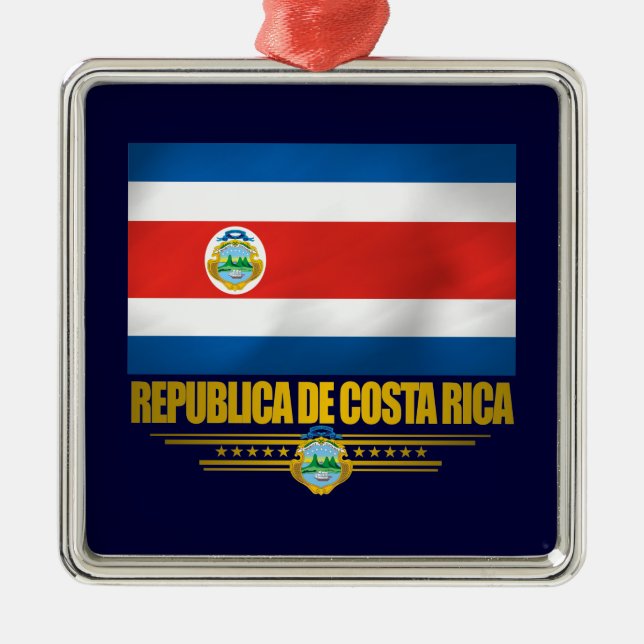 pridet Costa Rica Julgransprydnad Metall (Framsidan)