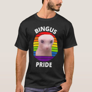Pridet Cute Bald Bingus Mitt nära Hairless Sphinx T Shirt