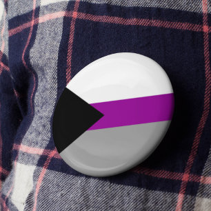Pridet Demisexual Flagga Rainbow Gender Diversity Knapp