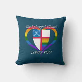 Pridet Episcopal Church Kärlek You LGBTQ Kudde