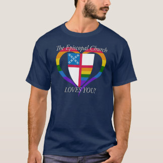 Pridet Episcopal Church Kärlek You LGBTQ T Shirt