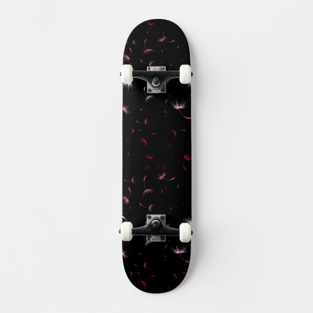 Pridet Falln Dandelion Seeds Lesbisk Skateboard Bräda 21,5 Cm (Framsida)