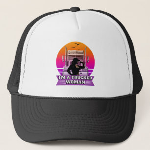 Pridet Female Trucker Woman Strength Power Road Keps