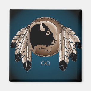 Pridet "First Nations Fridge Magnet Native Art Met