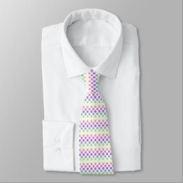 Pridet Flagga Färg Polkadots Slips