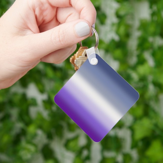Pridet Flagga för   för övertoning av kopplingens  Nyckelring (Hand)