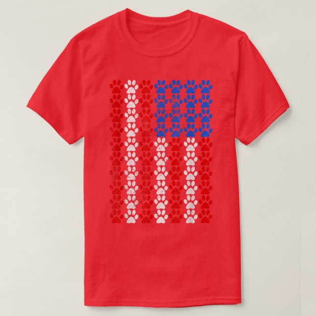 Pridet Flagga Hund T Shirt (Design framsida)