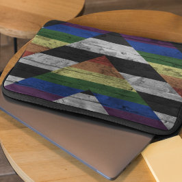 Pridet Flagga Rainbow Färg Laptop Fodral