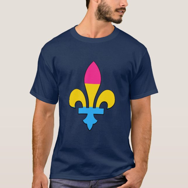 Pridet fleur-de-lis T-Shirt (Framsida)