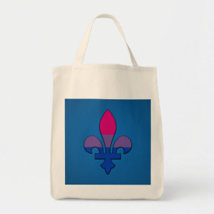 Pridet fleur-de-lis tygkasse