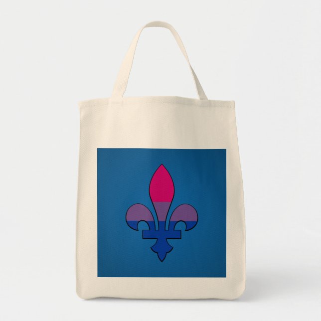 Pridet fleur-de-lis tygkasse (Framsidan)