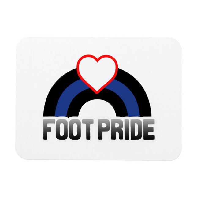 Pridet Foot Magnet (Horisontell)
