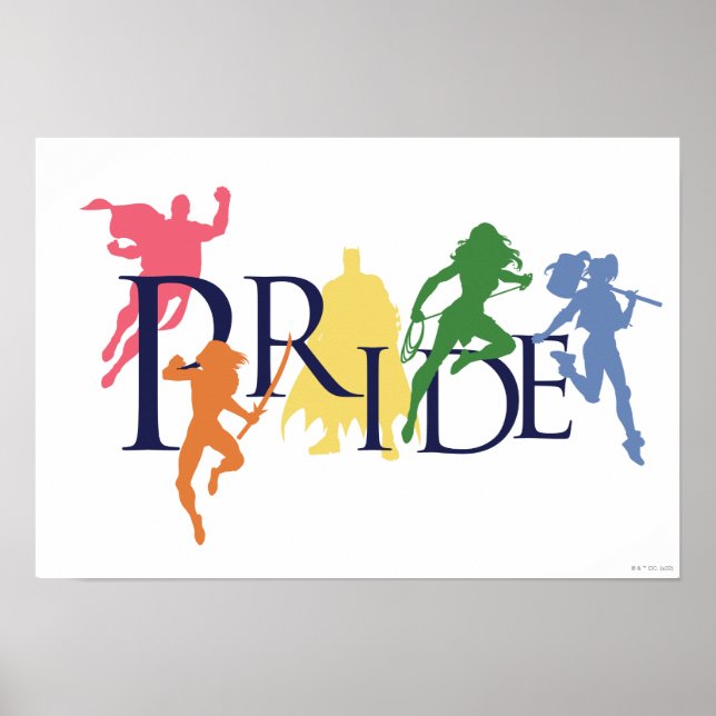 Pridet för det rättsliga förbundet, Character Silh Poster (Framsidan)