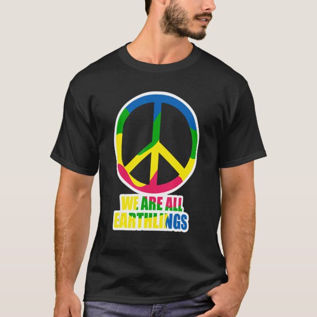 Pridet för fredsbevarande fredssymbol Kvinnor Mana T Shirt (Framsida)