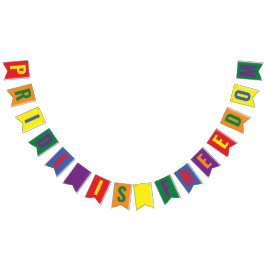 Pridet för HBT-frågor är Freedom Rainbow Vimplar