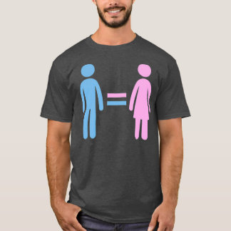 pridet för jämställdhet mellan gender och t shirt