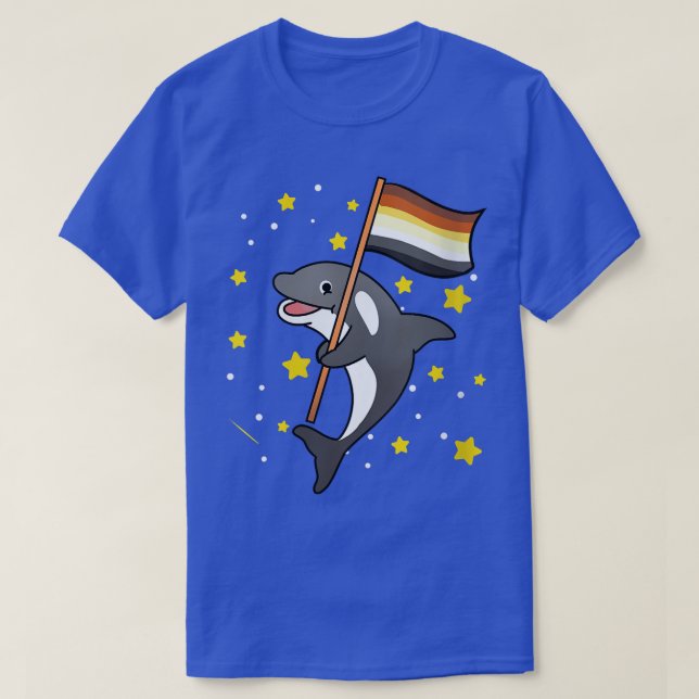 Pridet för stambjörn för växthus V-Nacke T Shirt (Design framsida)