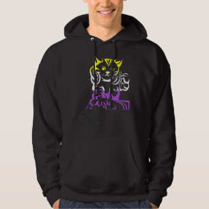 Pridet för tredje Gender i Lgbt Cat Dj Music (LGB) Hoodie