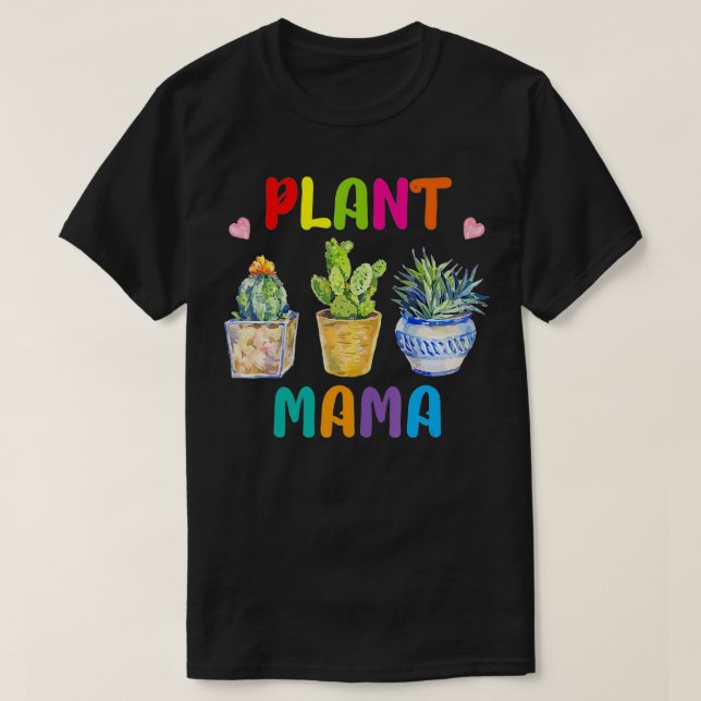 Pridet för växtMamma Trädgårds älskare  T Shirt (Design framsida)