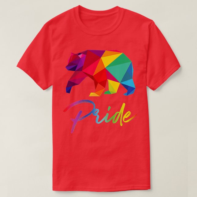 Pridet Gay Bear Bears LGB Rainbow Flagga Grizzly G T Shirt (Design framsida)