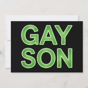 Pridet Gay Son Funny LGBTQ Inbjudningar