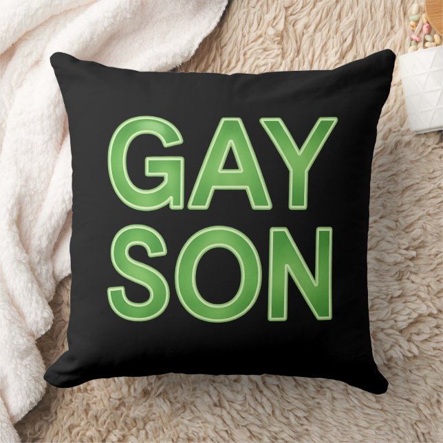 Pridet Gay Son Funny LGBTQ Kudde (Filt)