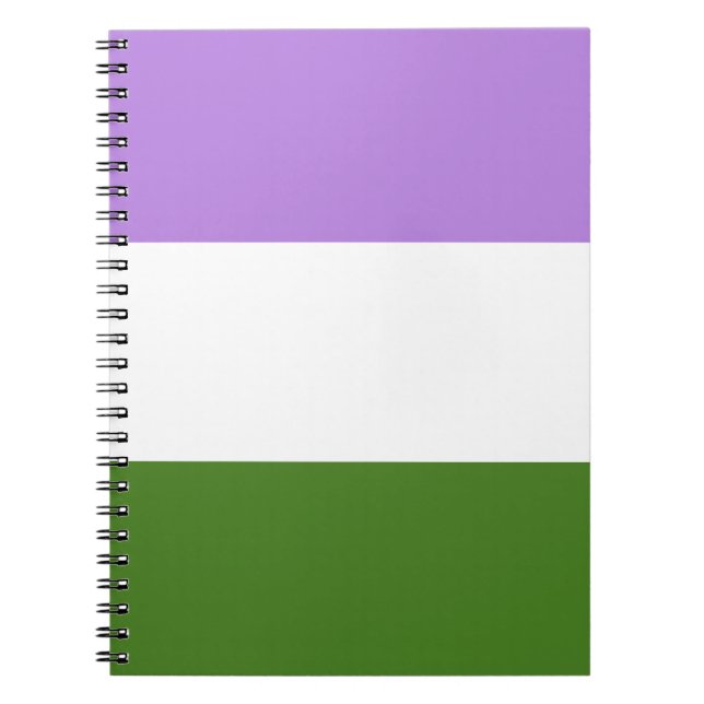Pridet Genderqueer Anteckningsbok (Framsidan)