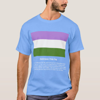 Pridet Genderqueer Flagga #tee #LGBTQ+ T Shirt