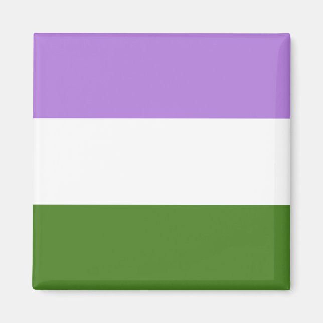 Pridet Genderqueer Magnet (Framsidan)