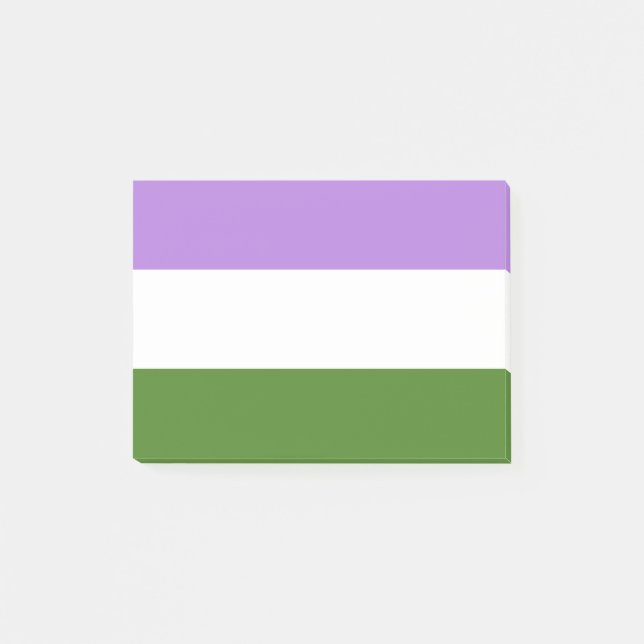 Pridet Genderqueer Post-it Block (Framsida)