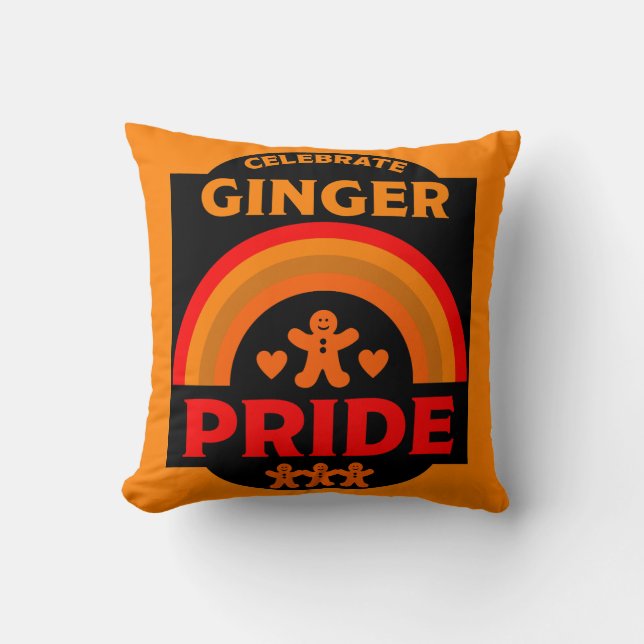 Pridet Ginger Halls Kudde (Framsida)