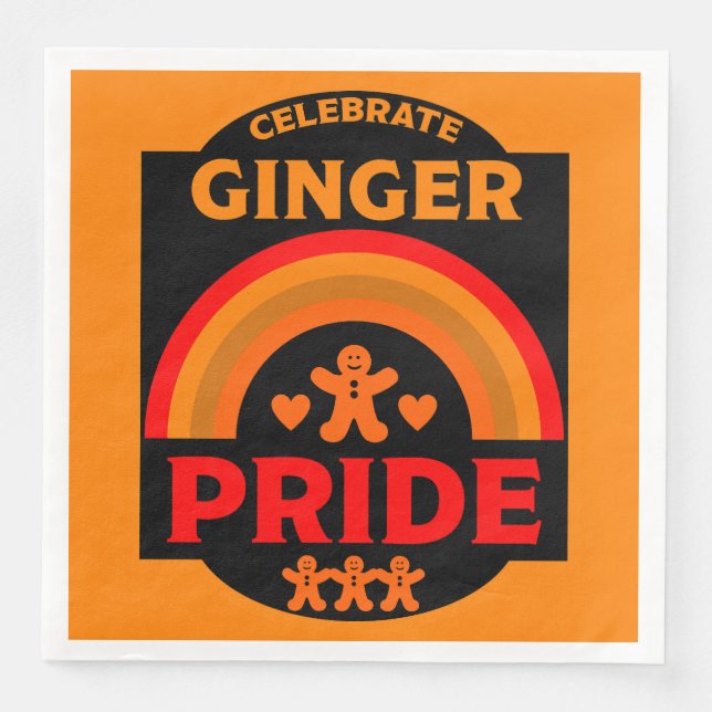 Pridet Ginger Halls Pappersservett (Framsida)