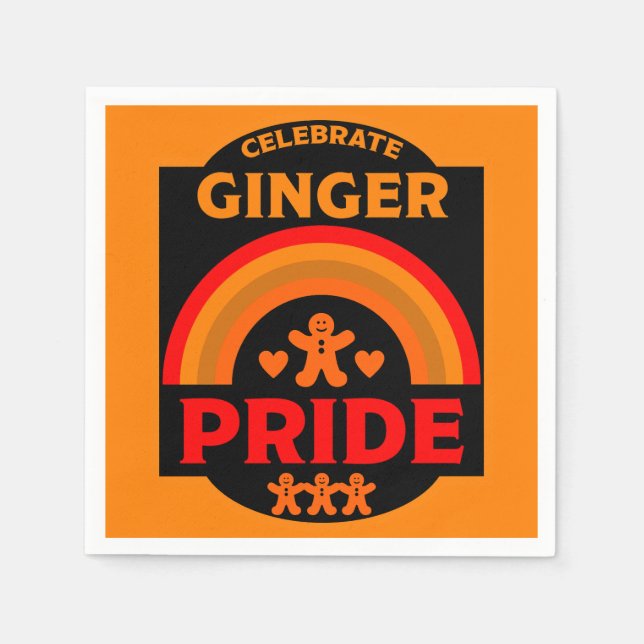 Pridet Ginger Halls Pappersservett (Framsidan)