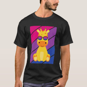 Pridet Giraffe Pride Bisexual Flagga LGBTQ Proud A T Shirt
