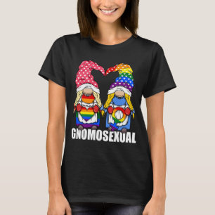 Pridet Gnome för homosexuella HBT-personer för Les T Shirt
