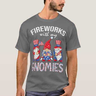 Pridet Gnomes Gnomies Usa 4:e J. T Shirt