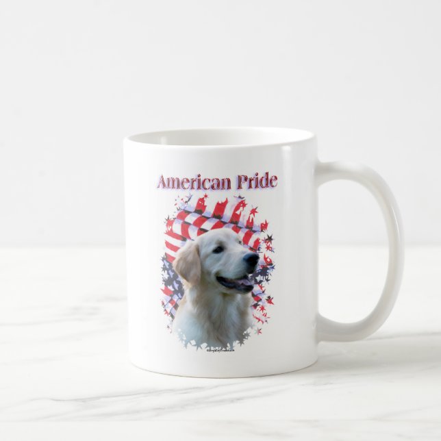 Pridet Golden Retriever Kaffemugg (Höger)