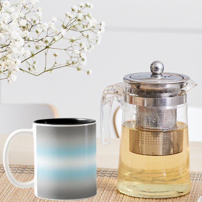 Pridet Gradient Demiboy Flagga - Demiboy Flagga Två-Tonad Mugg (Skapare uppladdad)