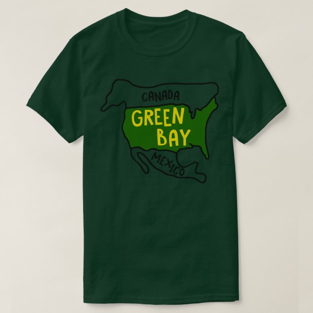 Pridet grönt Bay T Shirt (Design framsida)