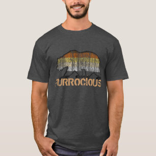 Pridet Grunge Furrocious Bear PRIDE FÄRG T Shirt