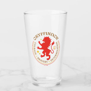 PRIDET GRYFFINDOR™ Red Lejon House Glaskopp