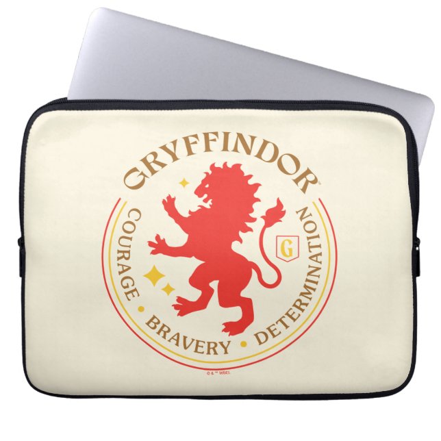 PRIDET GRYFFINDOR™ Red Lejon House Laptop Fodral (Framsidan)