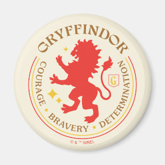 PRIDET GRYFFINDOR™ Red Lejon House Magnet