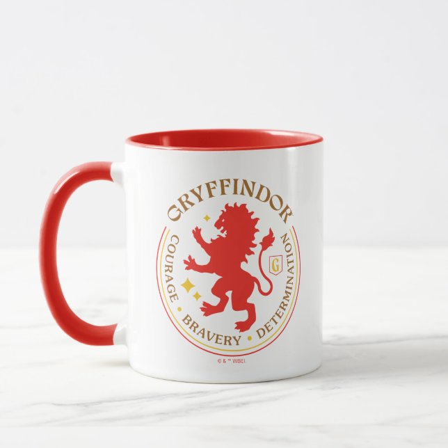 PRIDET GRYFFINDOR™ Red Lejon House Mugg (Vänster)