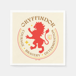 PRIDET GRYFFINDOR™ Red Lejon House Pappersservett