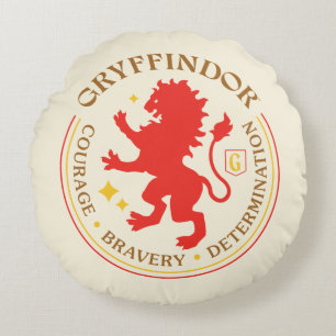 PRIDET GRYFFINDOR™ Red Lejon House Rund Kudde