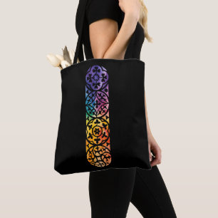 Pridet Gult regnbåge Tygkasse