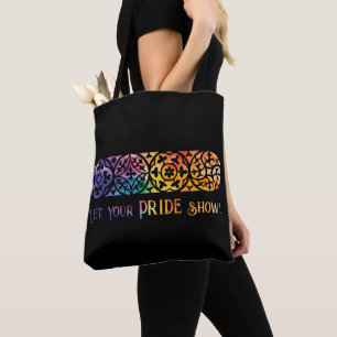 Pridet Gult regnbåge Tygkasse